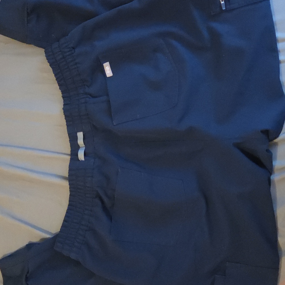 Figs High Waisted Navy Blue Joggers XXL - Picture 5 of 8